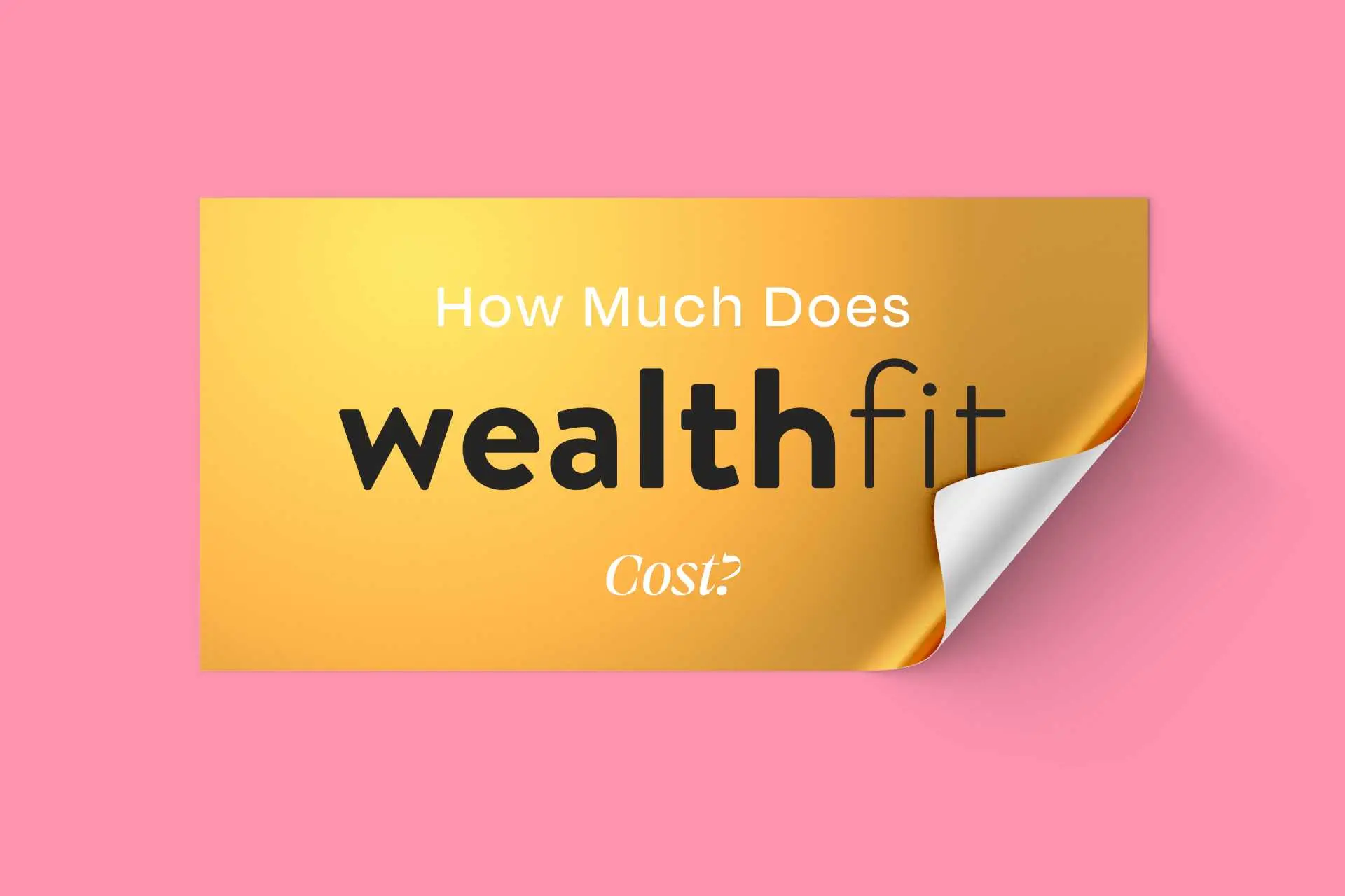 How Much Does WealthFit Cost?